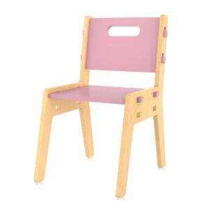 Silver Peach Chair– Pink