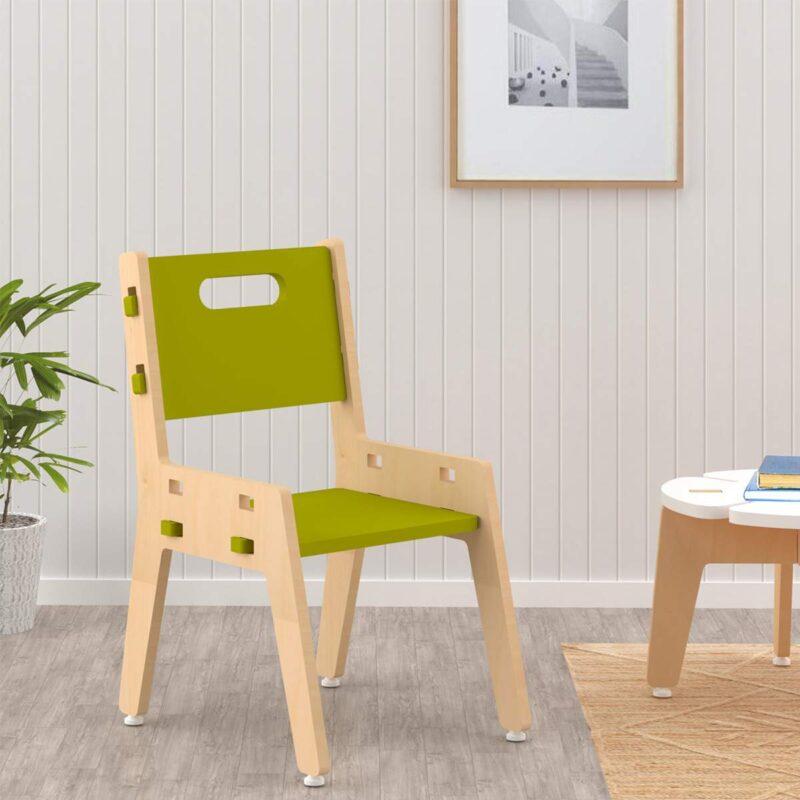 Wooden Chair – Green