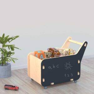 Brown Melon Wooden Toy Cart