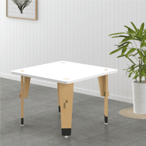Lime Fig Wooden Table – 15 Inch– White