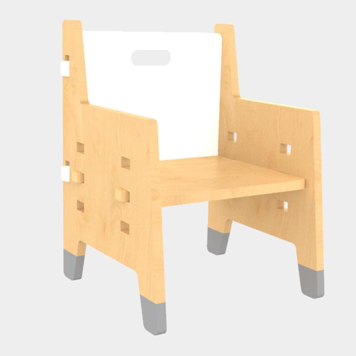 Purple Mango Weaning chair – White