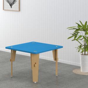 Lime Fig Wooden Table – 15 Inch – Blue