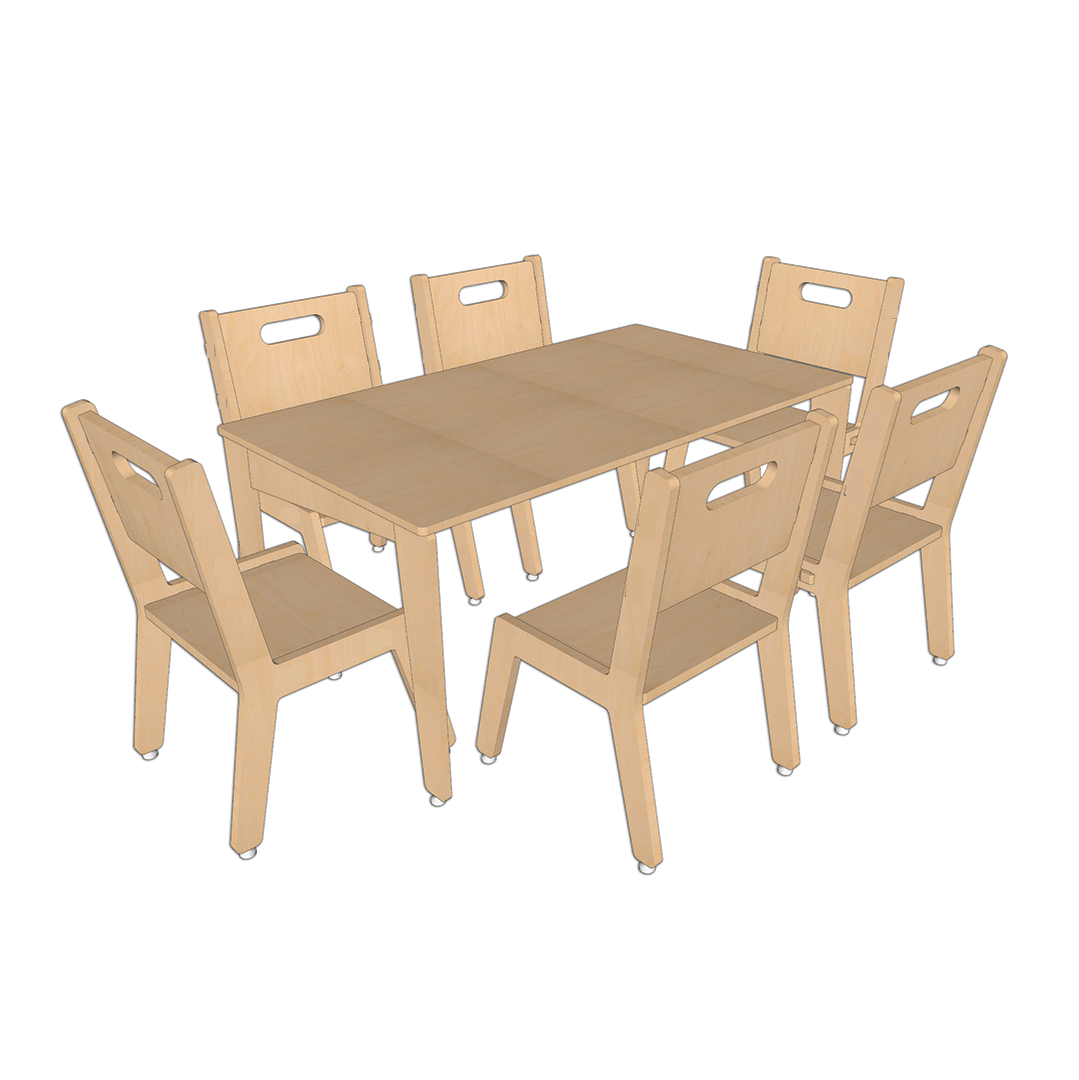 6 Seater Rectangular Table