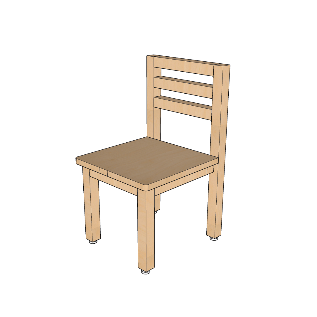 Daisy Wooden Chair